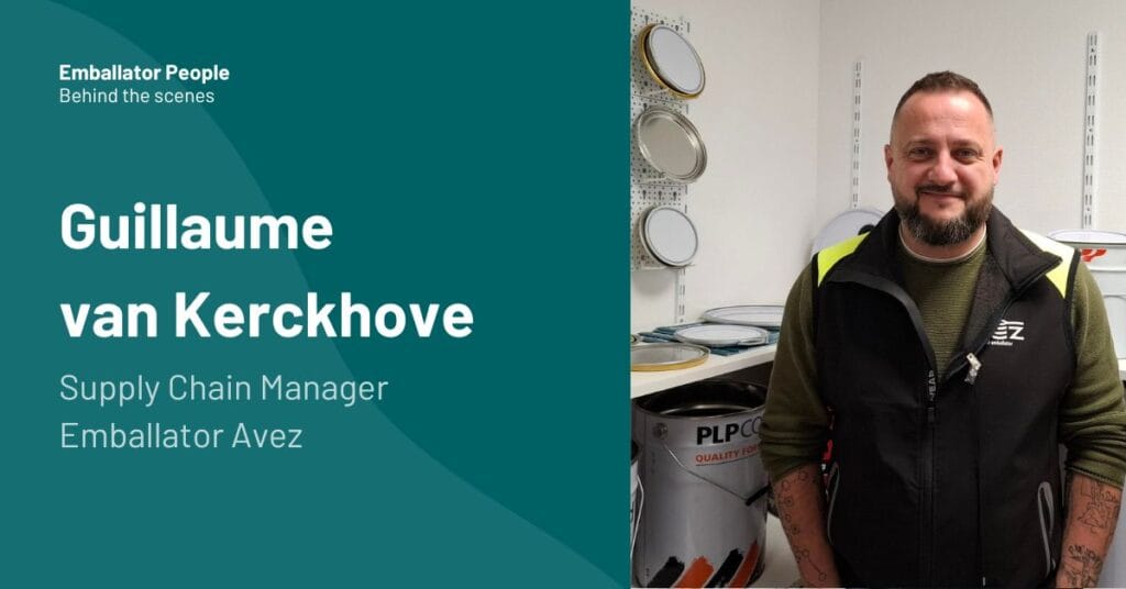 Guillaume van Kerckhove Supply Chain Manager
