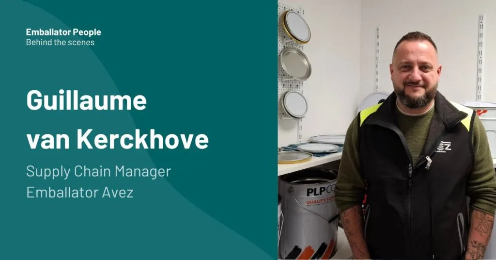 Guillaume van Kerckhove Supply Chain Manager