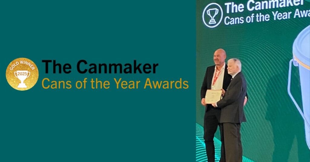 Christian Höglund, CEO, receives Gold Prize at the Canmaker Awards – Cans of the Year